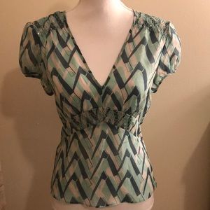 SILK/BEADED TED BAKER BLOUSE!!